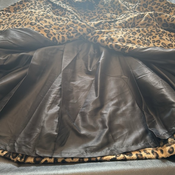 NWT Madden Girl Brown/Black Leopard Print Coat Size 3X - Picture 12 of 14